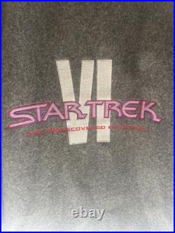 Original Star Trek VI Movie Crew Sew Cal Logo Jacket Embroiled Medium
