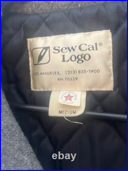 Original Star Trek VI Movie Crew Sew Cal Logo Jacket Embroiled Medium