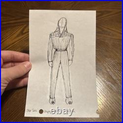 Original Star Trek Voyager Robert Blackman Costume Design Concept Art