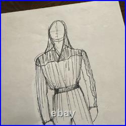 Original Star Trek Voyager Robert Blackman Costume Design Concept Art