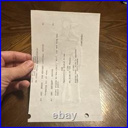 Original Star Trek Voyager Robert Blackman Costume Design Concept Art