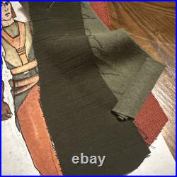 Original Star Trek Voyager Robert Blackman Costume Design Concept Art WithFabric