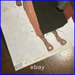 Original Star Trek Voyager Robert Blackman Costume Design Concept Art WithFabric