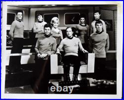 Original Star Trek Whole Crew Photo 10X8 Original Star Trek Whole Crew Photo 10X8