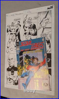 Original art from Star Trek The Next Generation May 8 Comes with comic book