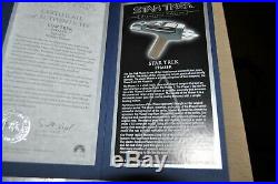 Original limited edition signed Star Trek phaser