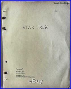 Original script Star Trek The Original Series 1967 Robert Bloch Catspaw