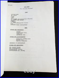 Original series STAR TREK Script The Doomsday machine June 15 1967 Kirk Spock