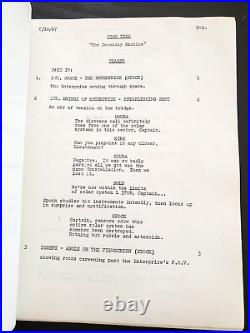 Original series STAR TREK Script The Doomsday machine June 15 1967 Kirk Spock