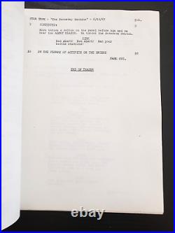 Original series STAR TREK Script The Doomsday machine June 15 1967 Kirk Spock