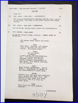 Original series STAR TREK Script The Doomsday machine June 15 1967 Kirk Spock