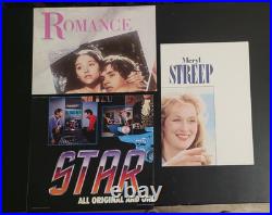 Paramount Home Video Promo Kit NOS Star Trek + Romance Posters with Envelope