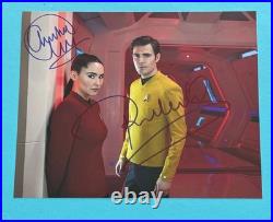 Paul Wesley + Christina Chong Star Trek signed, original autograph