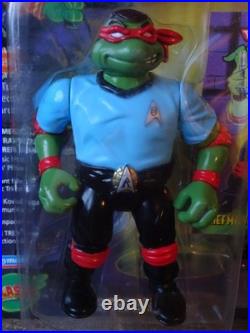 Playmates Teenage Mutant Ninja Turtles TMNT Star Trek Raphael 1994 sealed