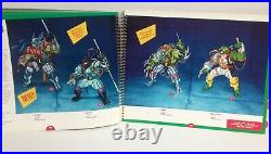 Playmates Toys 1995 Toy Fair Dealer Vendor Catalog TMNT Exo Squad Syber Squad