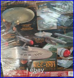 Polar Lights Star Trek TOS Enterprise 1/350 Pilot Edition + lighting kit! New