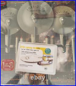 Polar Lights Star Trek TOS Enterprise 1/350 Pilot Edition + lighting kit! New