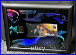 Postmark Gallery Autographed Star Trek Plaque First Day of Issue Stamp 2439/5000