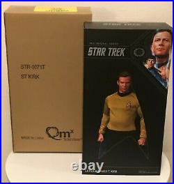 QMX Star Trek Captain James T Kirk 1/6 Scale Figure- Reissue with original outer