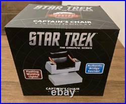 QMX Star Trek The Original Series USS Enterprise 16 Captain's Chair Light Sound QMX Star Trek The Original Series USS Enterprise 16 Captain's Chair Light Sound