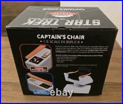 QMX Star Trek The Original Series USS Enterprise 16 Captain's Chair Light Sound QMX Star Trek The Original Series USS Enterprise 16 Captain's Chair Light Sound