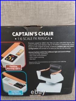 Qmx Star Trek Original Series Captains Chair 16 Scale FX Replica Master Seriies Qmx Star Trek Original Series Captains Chair 16 Scale FX Replica Master Seriies