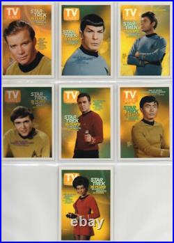 Quotable Star Trek Original TOS, 2004 TV Guide Covers 7 Card Chase Set #TV1-TV7