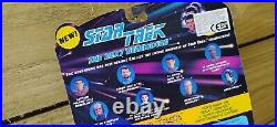 RARE 90s Star Trek The Next Generation Carded Action Figure Lt Data as a Romulan