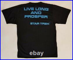 RARE NWT! Vintage 1991 Star Trek Spock Live Long and Prosper T-Shirt Size Large