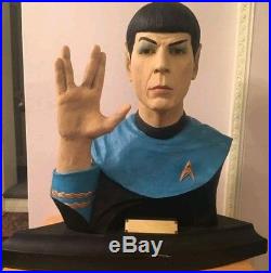 RARE Star Trek Commander Spock Bust Sculpture #327/7500 Illusive Originals 1998