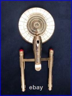 RARE Star Trek USS ENTERPRISE NCC-1701 14k GOLD Franklin Mint Millennium Edition