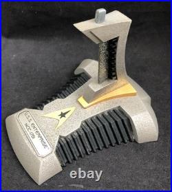 RARE Star Trek USS ENTERPRISE NCC-1701 14k GOLD Franklin Mint Millennium Edition