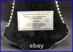 RARE Star Trek USS ENTERPRISE NCC-1701 14k GOLD Franklin Mint Millennium Edition