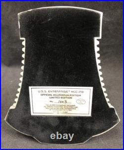 RARE Star Trek USS ENTERPRISE NCC-1701 14k GOLD Franklin Mint Millennium Edition