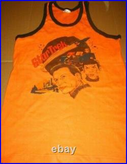 RARE VINTAGE STAR TREK MUSCLE TEE SHIRT 1960/70s SZ LARGE GREAT CONDITION