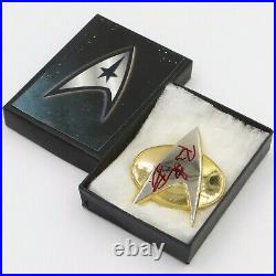 RICK BERMAN Star Trek TNG Producer Signed TNG Communication Badge with Box + COA