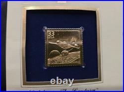 Rare 1999 Celebrate The Century 1960-1969 Star Trek Gold Plated Replica Stamp