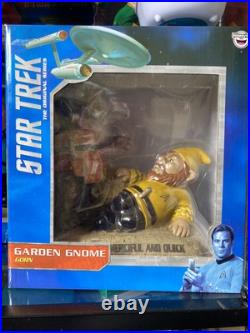 Rare 2 Star Trek Gnomes Spock & Captain Kirk fighting Gorn both new in box Rare 2 Star Trek Gnomes Spock & Captain Kirk fighting Gorn both new in box