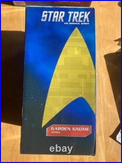 Rare 2 Star Trek Gnomes Spock & Captain Kirk fighting Gorn both new in box Rare 2 Star Trek Gnomes Spock & Captain Kirk fighting Gorn both new in box