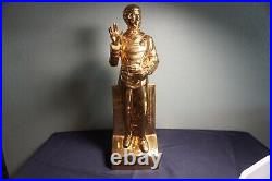 Rare And Vintage 1979 Original Star Trek Mr. Spock Gold Grenadier Decanter