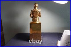 Rare And Vintage 1979 Original Star Trek Mr. Spock Gold Grenadier Decanter