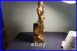 Rare And Vintage 1979 Original Star Trek Mr. Spock Gold Grenadier Decanter