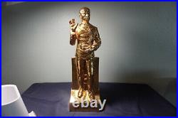 Rare And Vintage 1979 Original Star Trek Mr. Spock Gold Grenadier Decanter