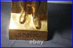 Rare And Vintage 1979 Original Star Trek Mr. Spock Gold Grenadier Decanter