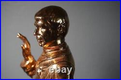 Rare And Vintage 1979 Original Star Trek Mr. Spock Gold Grenadier Decanter