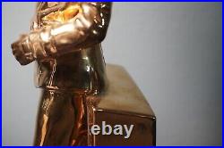 Rare And Vintage 1979 Original Star Trek Mr. Spock Gold Grenadier Decanter