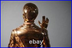 Rare And Vintage 1979 Original Star Trek Mr. Spock Gold Grenadier Decanter