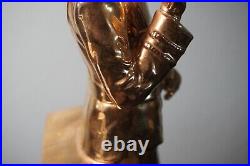 Rare And Vintage 1979 Original Star Trek Mr. Spock Gold Grenadier Decanter