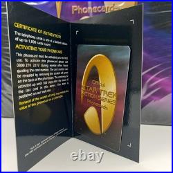 Rare Complete Star Trek Movie TV Series Official Phone Card Collections + Albums