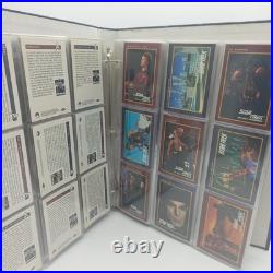 Rare Complete Star Trek + The Next Generation 160 Card Collection Set + Album